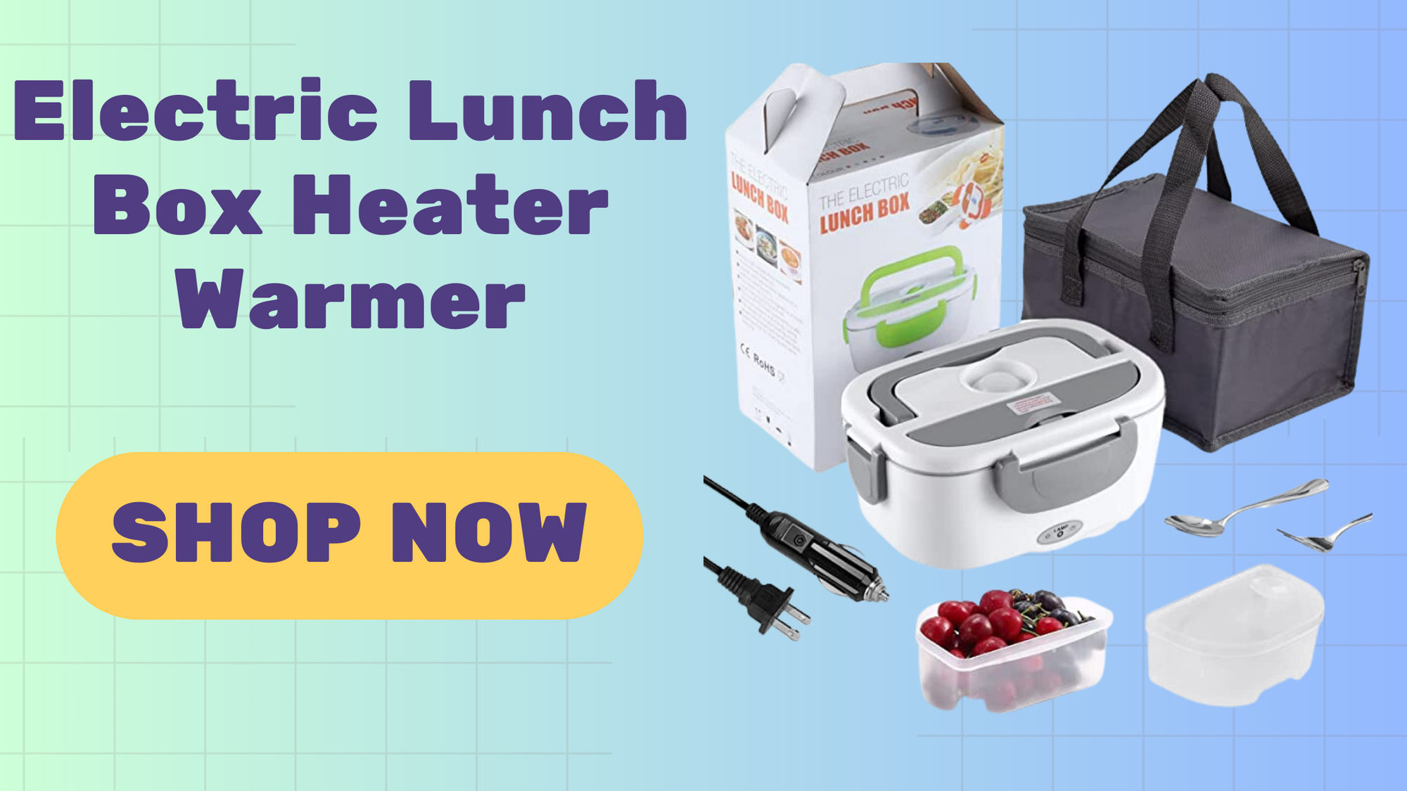 Electric Lunch Box Heater Warmer