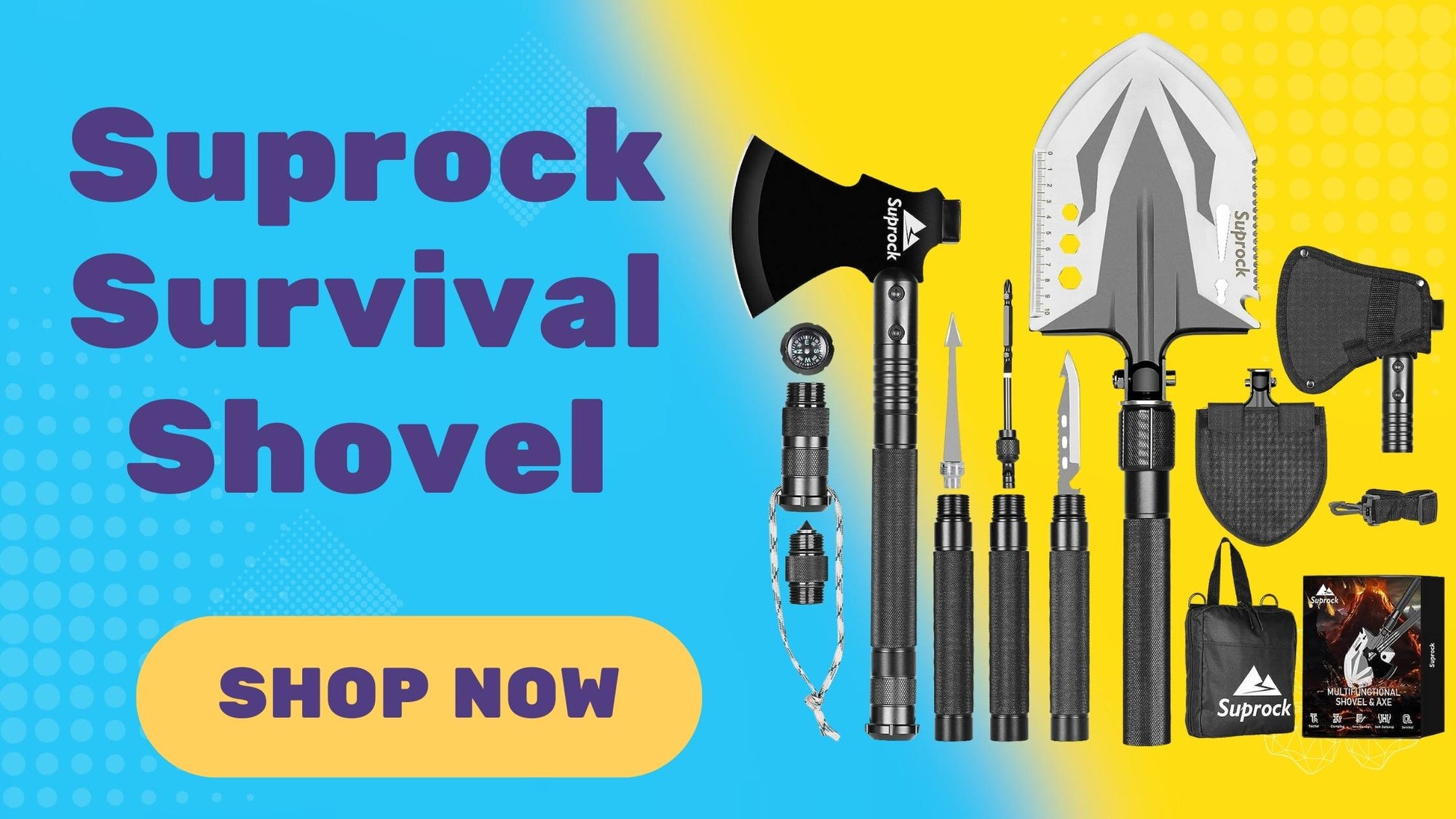 Be Prepared for Any Situation with the Suprock Survival Shovel