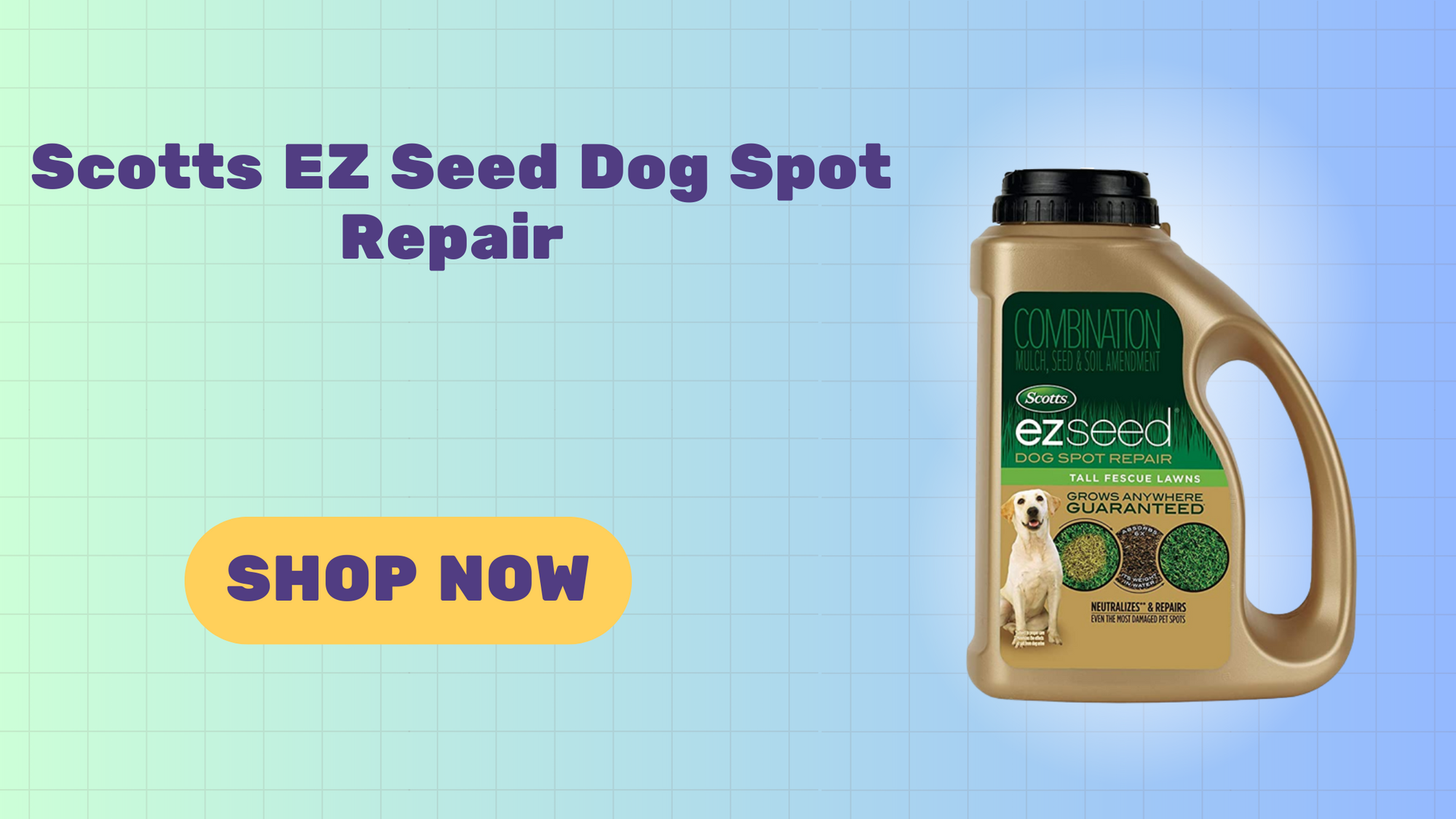 Scotts EZ Seed Dog Spot Repair