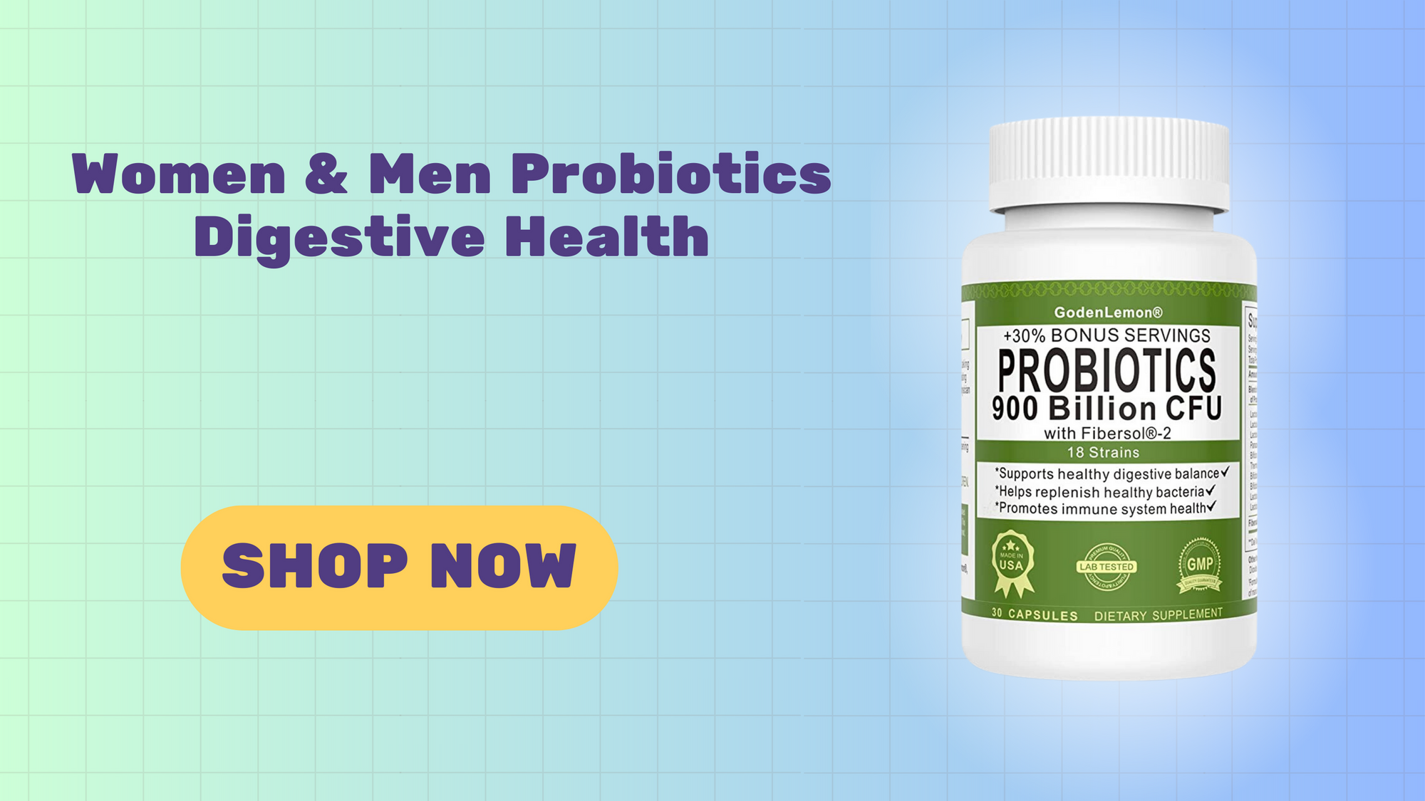 Women & Men Probiotics Digestive Health