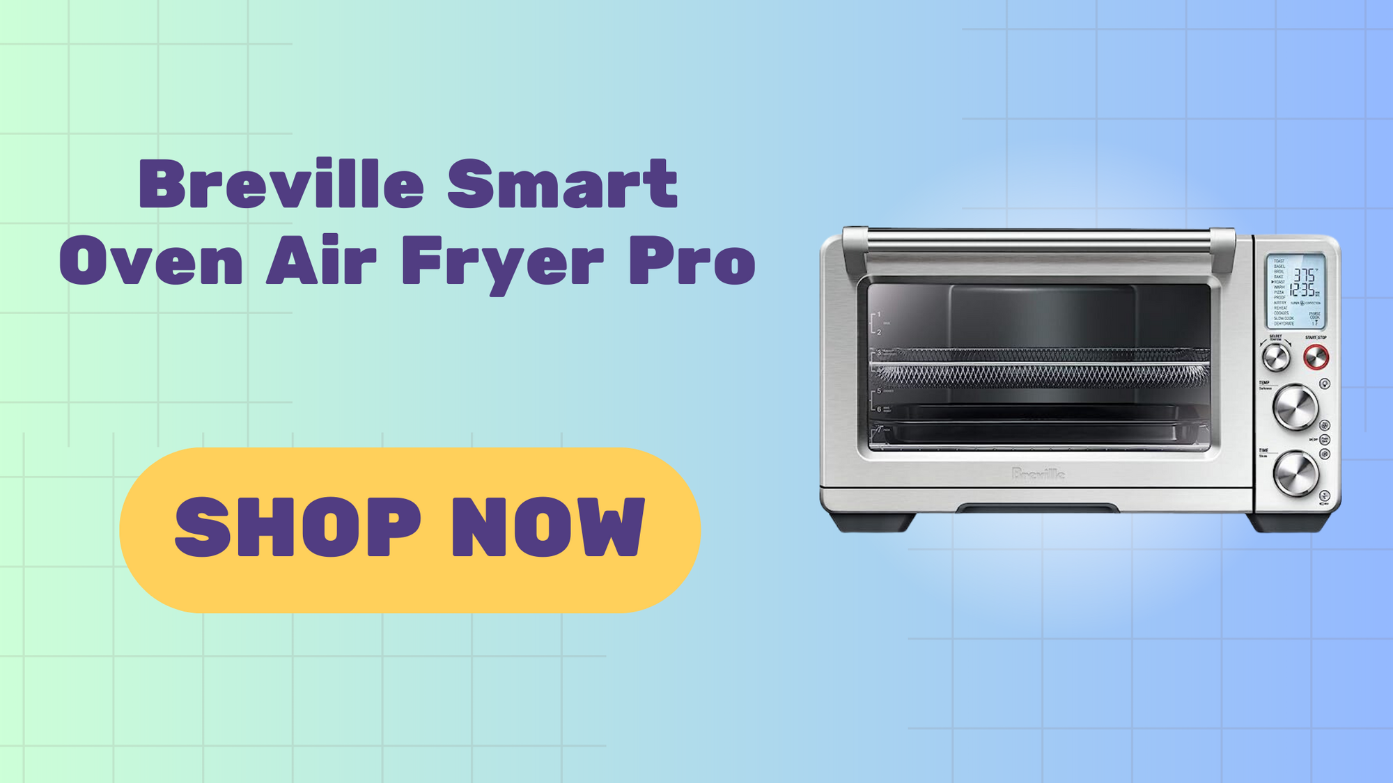 Breville Smart Oven Air Fryer Pro, Brushed Stainless Steel