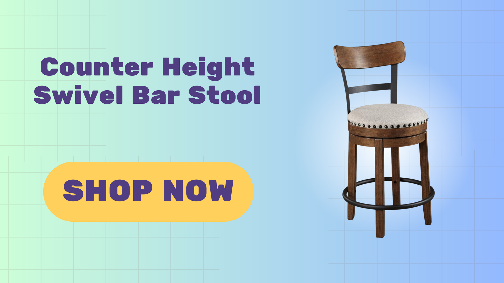 Counter Height Swivel Bar Stool