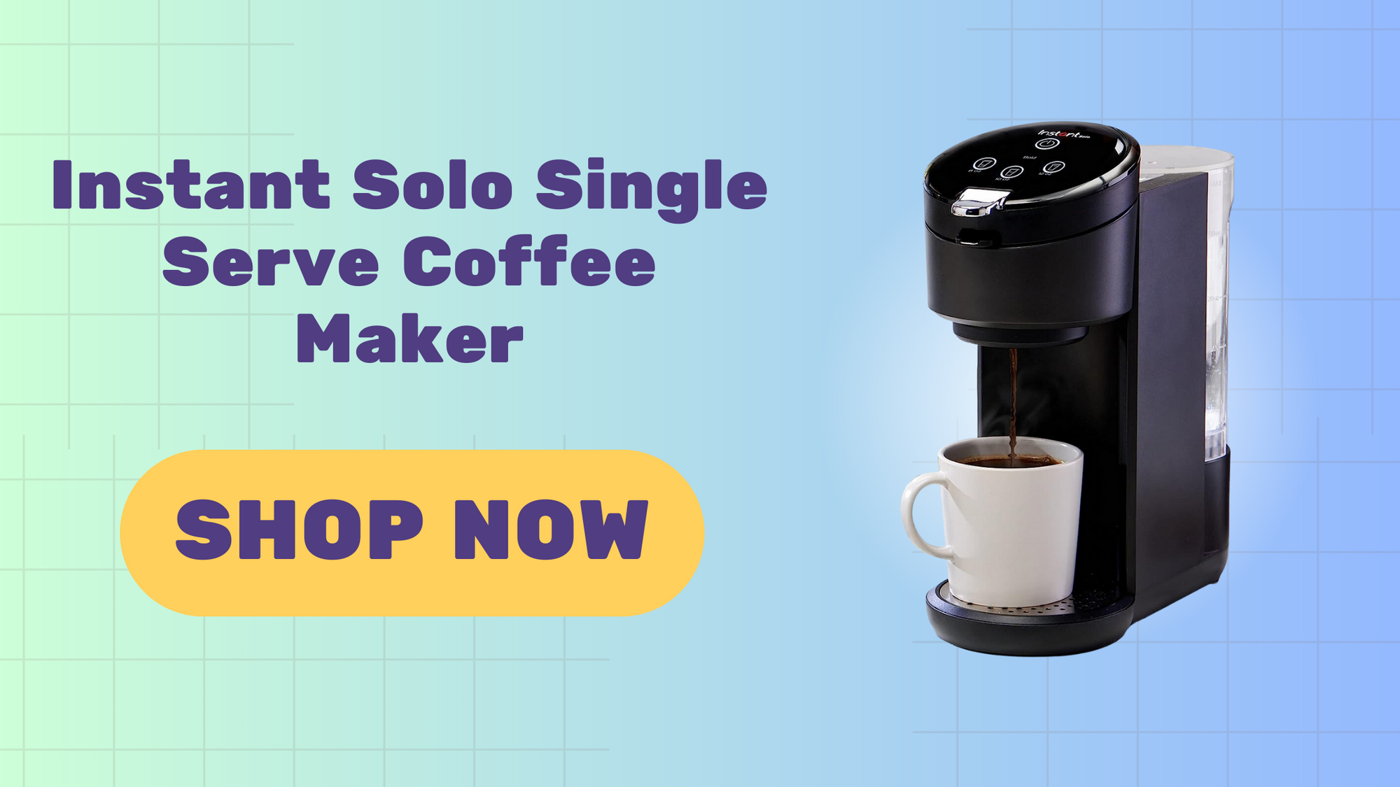 Instant Solo Single Serve Coffee Maker